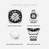 OPK Men's Luminous Waterproof Roman Mechanical Dial Watch Hollowed out Design New Domineering Foreign Trade Watch 6102