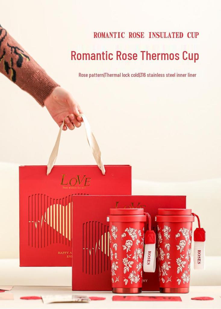 Elegant Wedding Gift: High-End Cup Set for Newlywed Brides & Best Friends