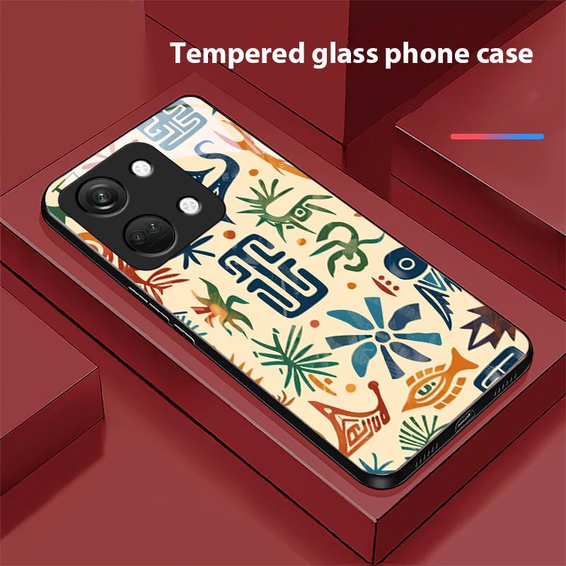 Tropical Rain Forest For OnePlus Nord 3 5 6T 7 Pro 8 12 10T Reno8 Lite 5G 10R Nord N30 Shell Tempered Glass Phone Case Black