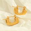 Vintage Design Sense U-shaped Necklace Earrings Women's Personality Simple Snake Bone Chain Titanium Steel Collarbone Chain Earrings Set