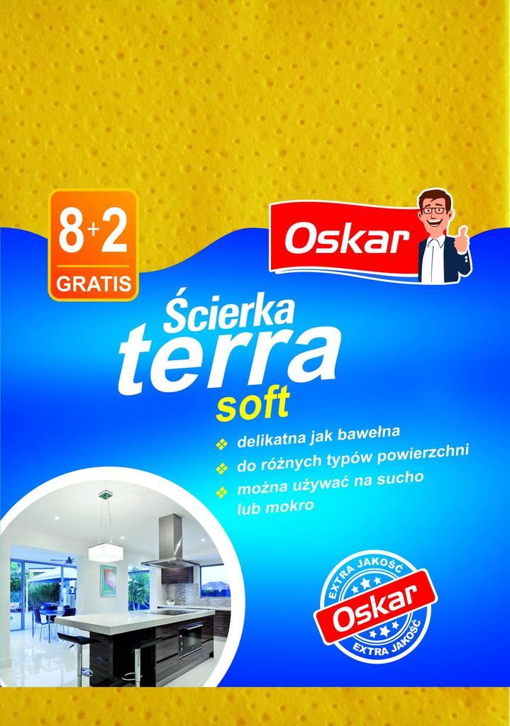 Terra Soft Cleaning Cloths, Pack of 8+2 Pieces