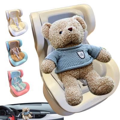 Plush Car Seat, Doll Car Seat with Vent Clip, for Car or Desktop Use, Toy Doll Stroller with Seat Belt, Cute Car Interior Accessory, Car Supplies,