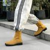 Men's Leather Boots 2025 Thick Bottom Side Zipper Versatile Shoes Luxury Quality Spring Autumn Comfy Mens Ankle Boots