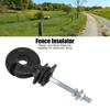 100Sets Black Electric Fence Insulator Durable Husbandry Fence Insulator  Livestock