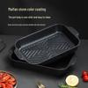 Non-stick Carbon Steel Oval Fish Roasting Pan with Lid
