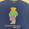 Used Polo Ralph Lauren Polo Bear T-shirt Navy New Unused