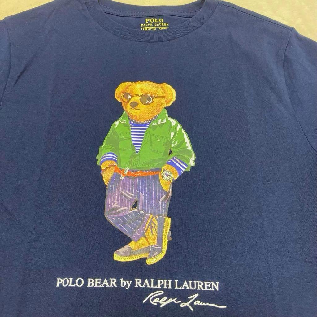 Used Polo Ralph Lauren Polo Bear T-shirt Navy New Unused