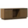 Vidaxl Szafka Pod Tv, Miodowy Brąz 110,5X35X44 Cm, Lite Drewno Sosnowe