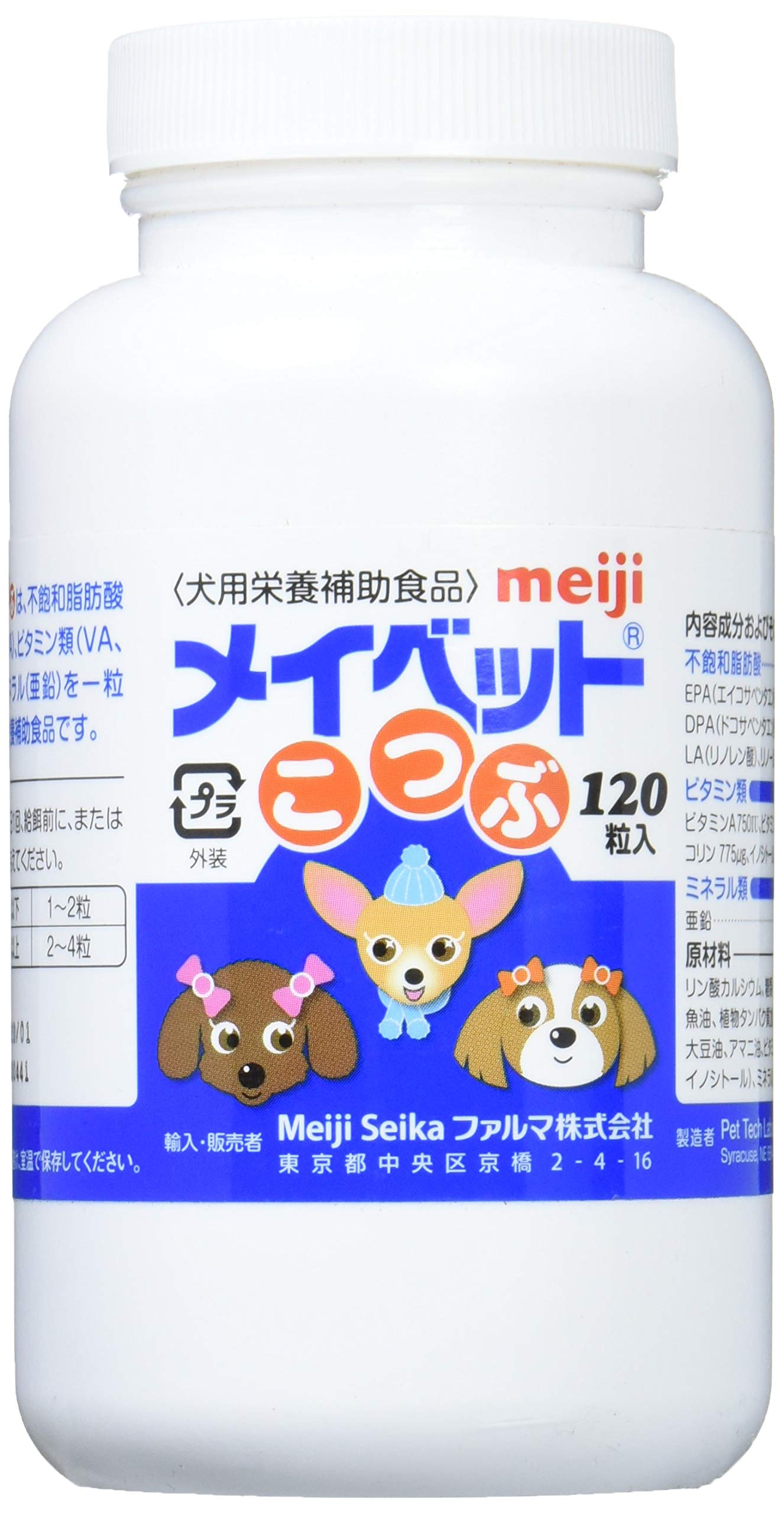 

Meiji Seika Maybet Kotsubu для собак 120 таблеток