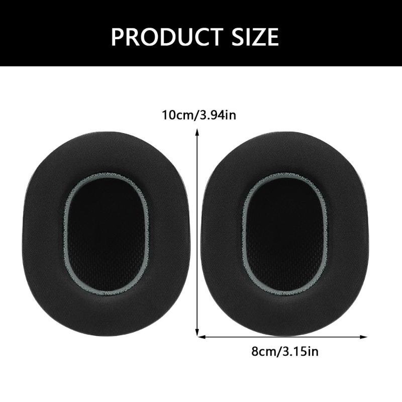 Soft Sponge Earpads for ATH-M20 M30 M40 M50X Headphone Lightweight Cooling Gel Ear Cushions Replacement Part