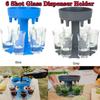 Unique 6 Shot Glass Dispenser And Carrier With Biodegradable Holder For Events