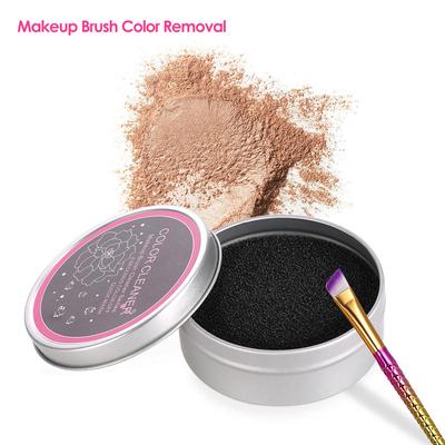 Limpiador de colores, brocha de maquillaje, eliminación de Color, cepillo de esponja de limpieza en seco, caja de cambio rápido de color, maquillaje