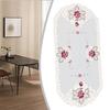 Home Decor Tablecloth Reusable Table Runners White
