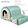Pet Large Dog House Fully Detachable and Washable Pet Kennel Cylindrical Portable Dog Room Golden Hair Room Kennel