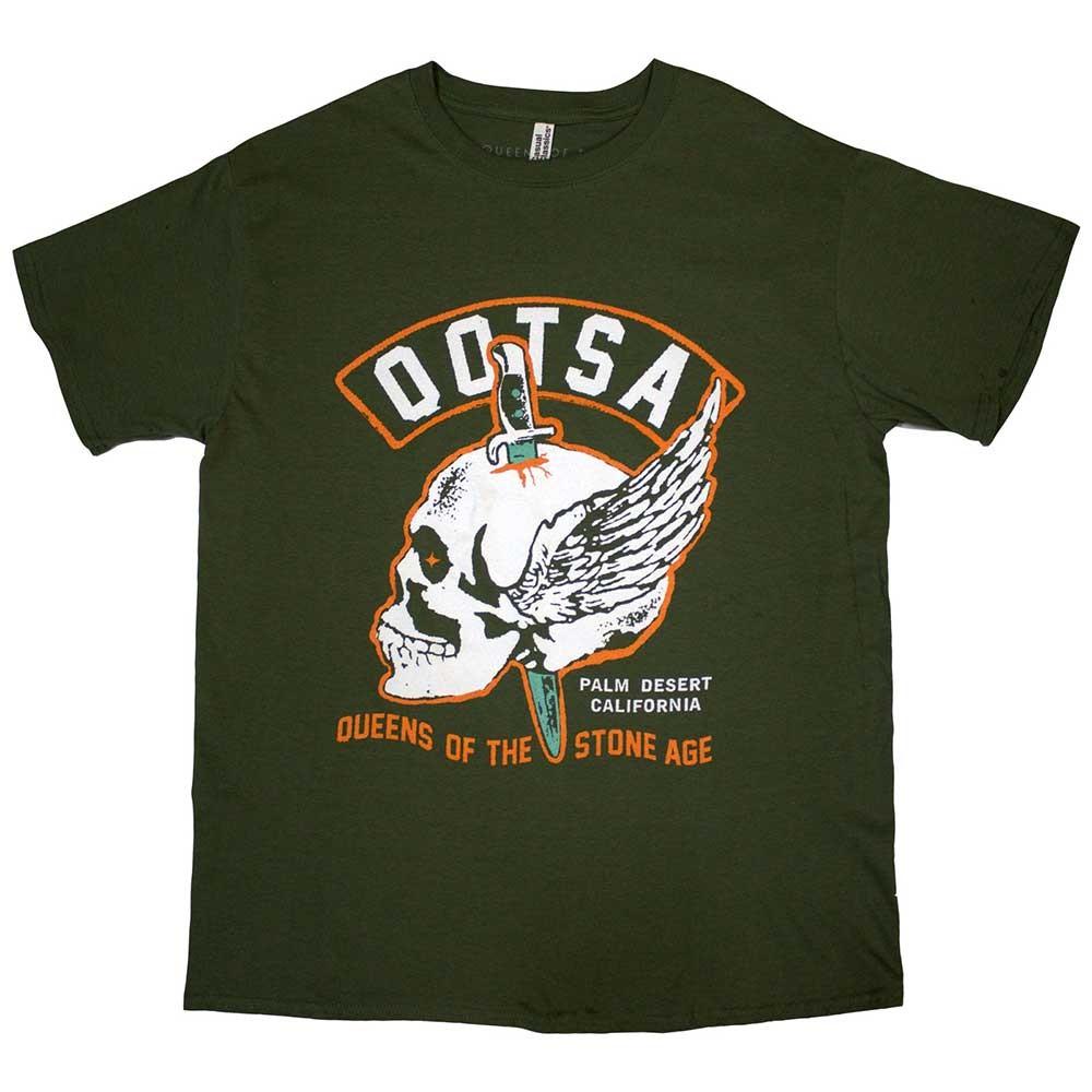 Queens Of The Stone Age Winged Skull Unisexs Tshirt Unisexs