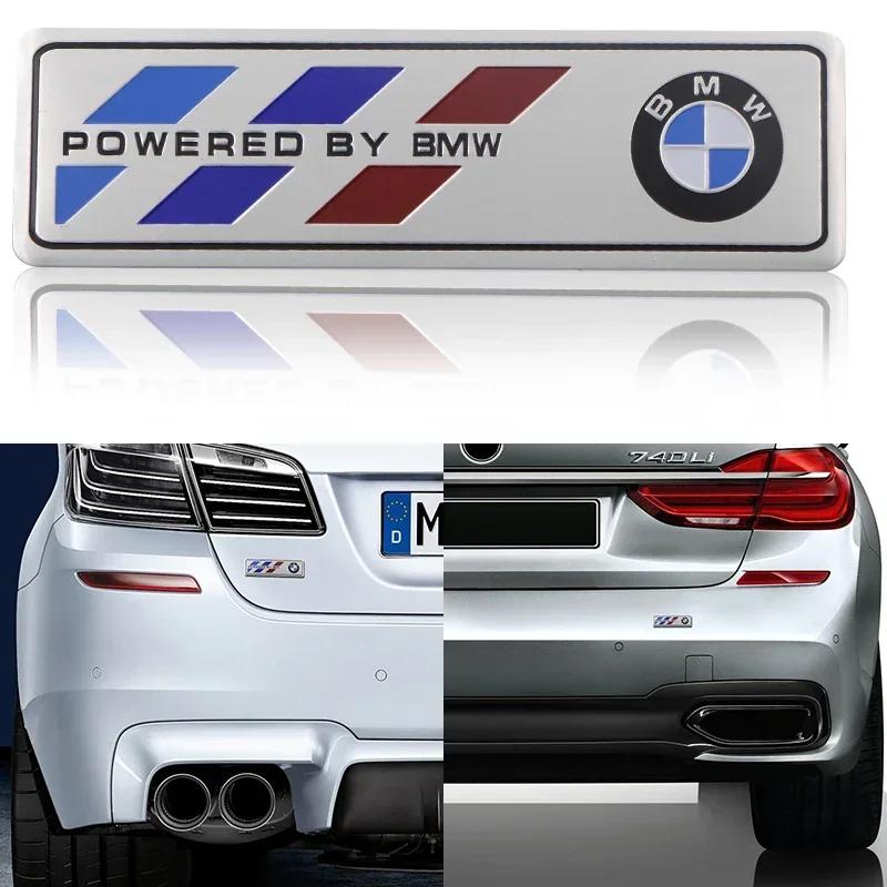 For BMW M 1pcs 3D Metal Car Body Badge Emblem Labeling Car Tail Decoration Sticker For Bmw E46 E90 E60 E39 F30 E36 F10 F20 E87 E