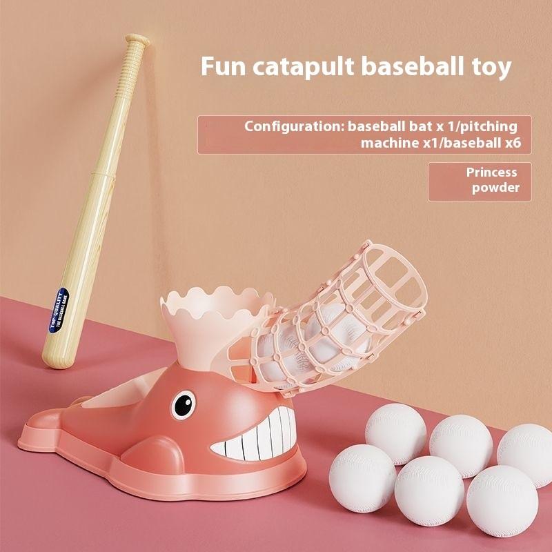 Parent-child Outdoor Baseball Launcher Toys Kids Tee Set Children Sports Sports Indoor Fitness