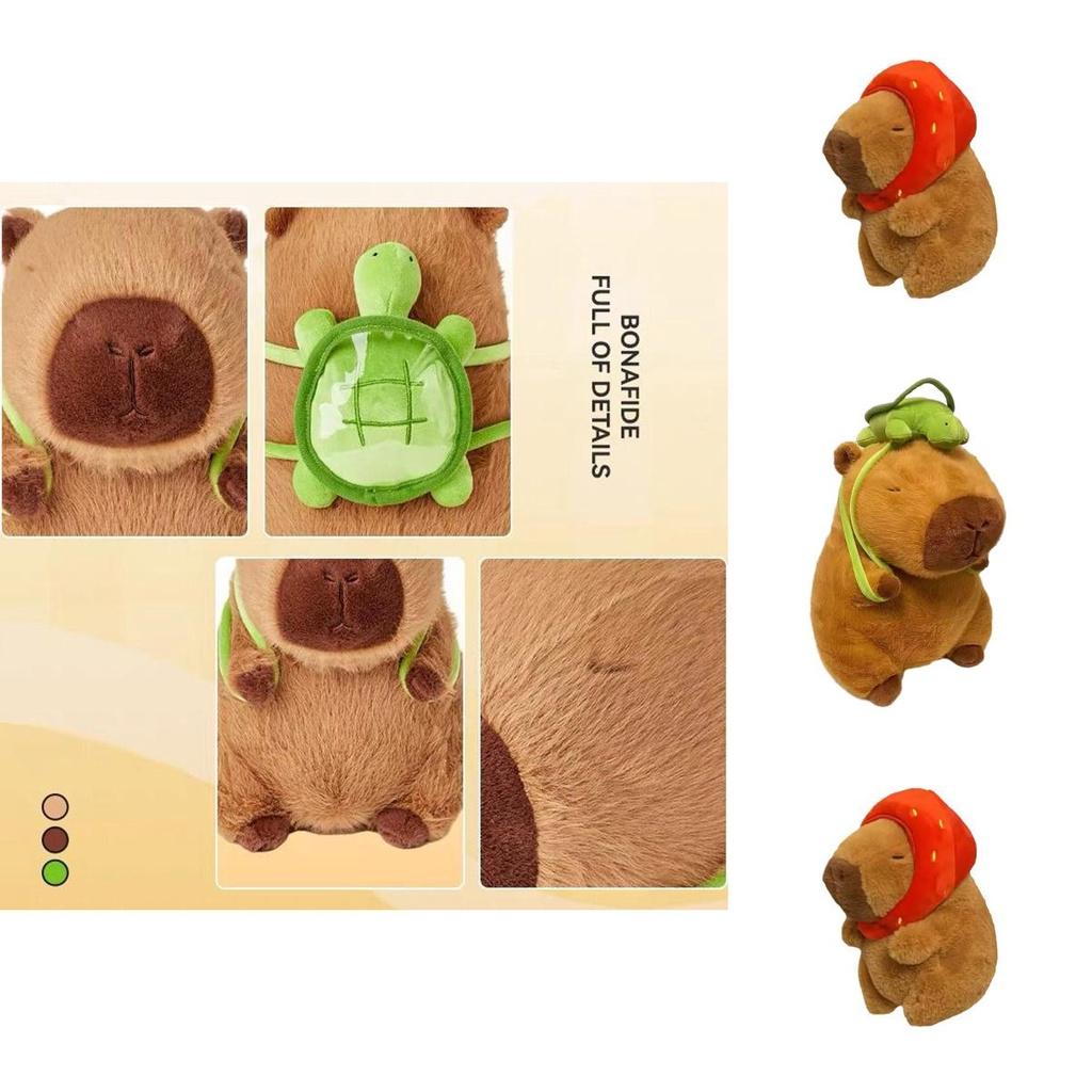 Adorable Capybara Plush Toy Pp Cotton Stuffed Animal Short Plush Water Rat Category 45cm