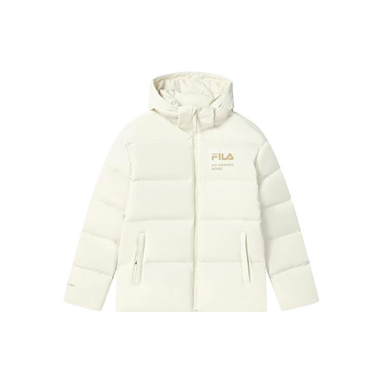 New FILA ORIGINALE Down Jacket Unisex Reed White F11U249902FIV