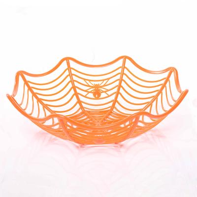 Halloween Körbchen Schalen Spinnennetz Arbeitsplatten Obstschale Plastikkörbe Dekoration Halloween Ornament Geschenk für Innen Außen Halloween Party