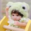 Cloveray Interactive 12-Inch Reborn Baby Doll with Realistic Body, Removable Outfit, Water Play Suitable
