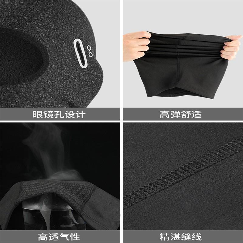 Winter Thermal Cycling Neck Gaiter Windproof Face Cover Skiing Biking Outdoor Sports Unisex Fleece Lined
