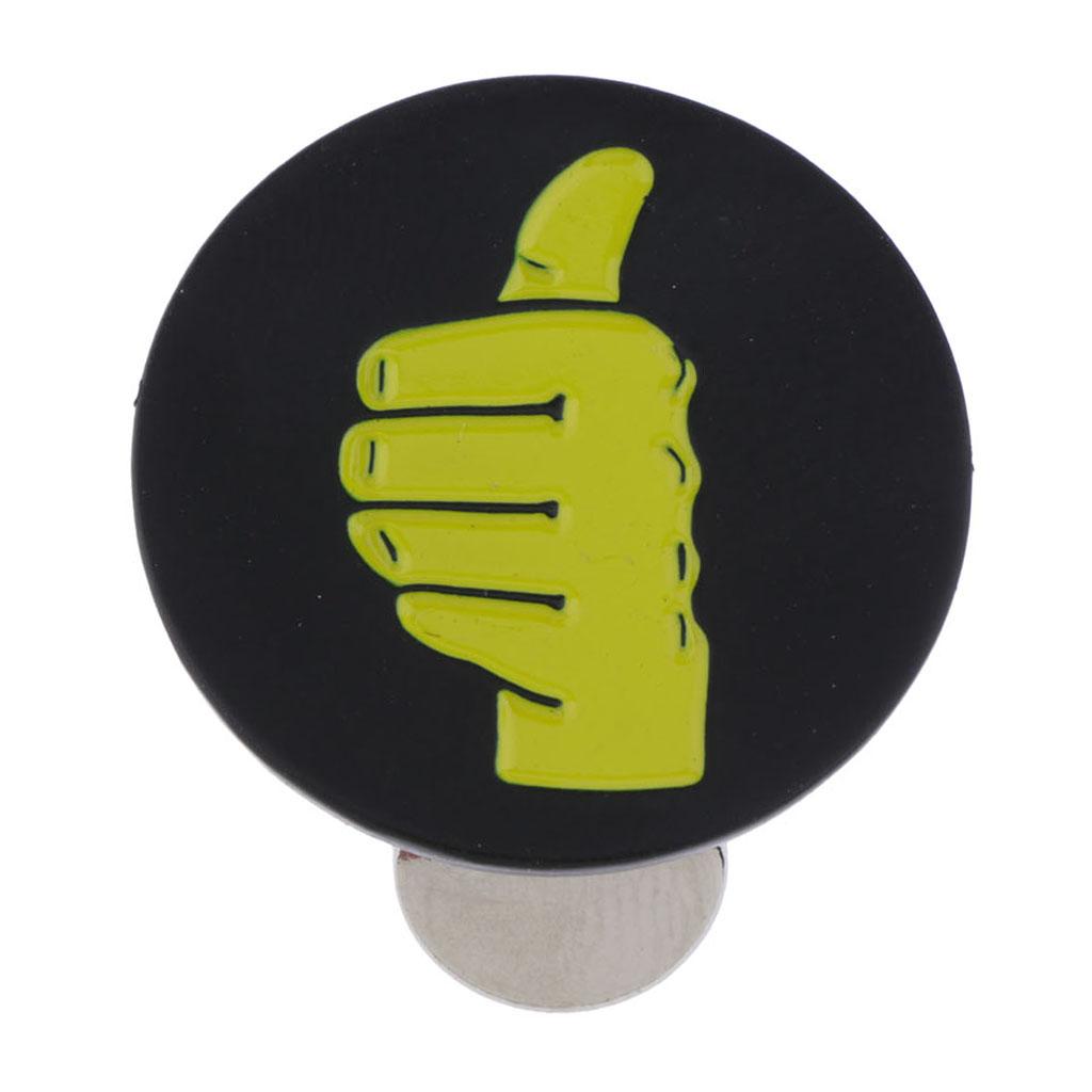 Golf Clip with Removable Ball Marker, Attaches Easily to Hats
