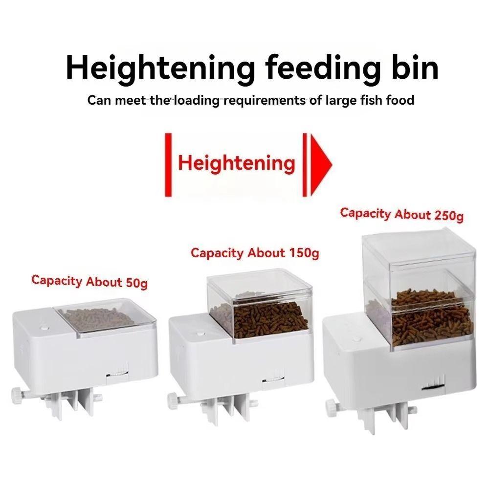 Large Capacity Automatic Fishes Feeder 50/150//250g Goldfish Auto Feeder  Fish Tank Accessories