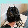 Chic Diamond Quilted Chain Bucket Bag Women's Purse 2023 Fashion Single Shoulder Bag
