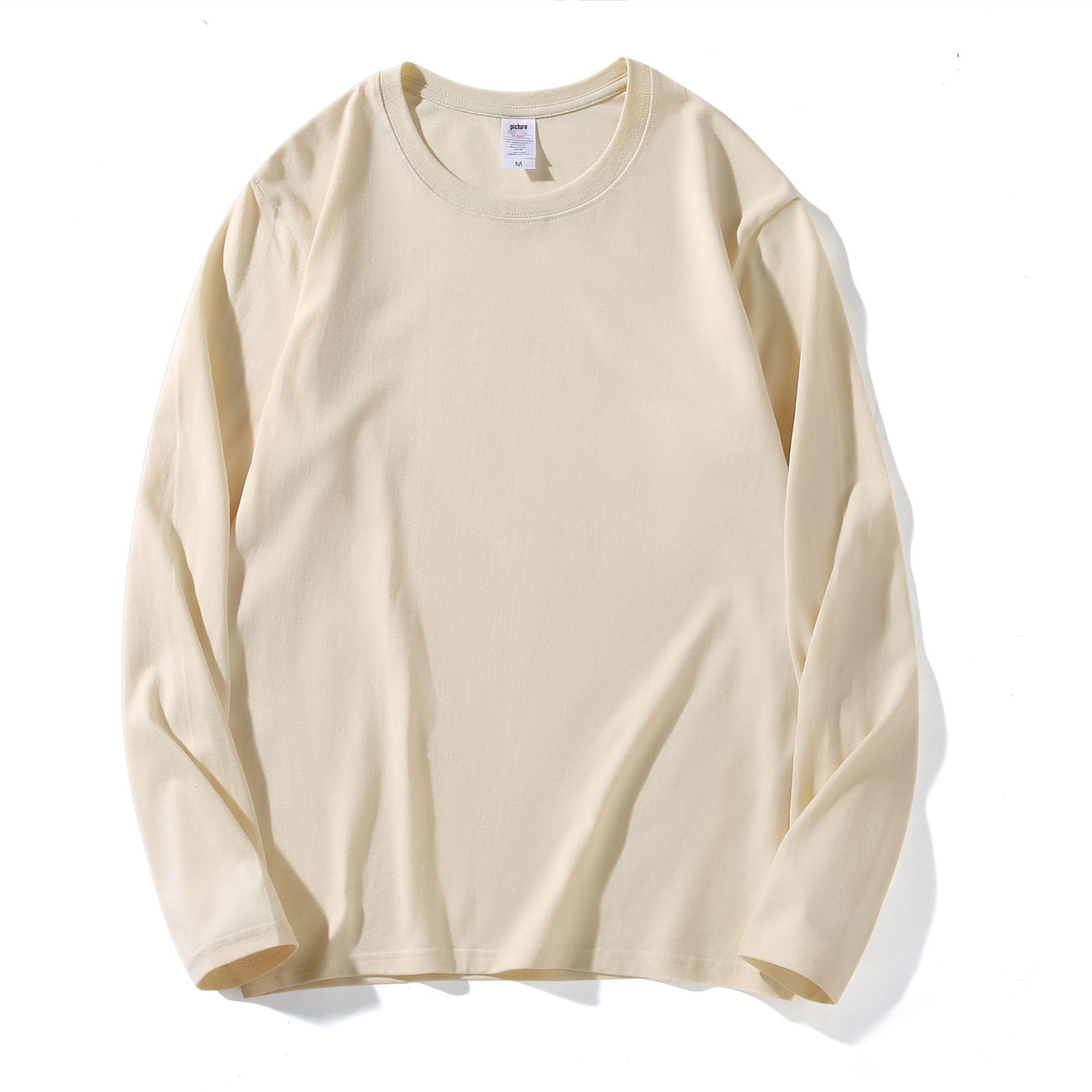 

Чоловіча важка бавовняна футболка з довгим рукавом і круглим вирізом, 220 г, доступна у 24 однотонних кольорах 3XL