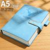 A5 Thickened Buckle Notebook: Simple Student Diary & Business Meeting Record 