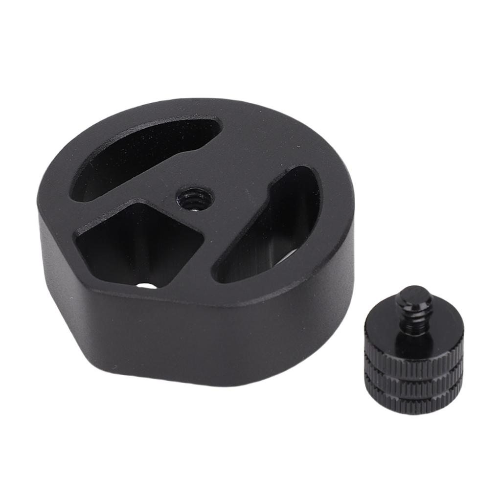 Tripod Adapter Suitable for Mini Dish Aluminum Alloy 1 4in 20 and 3 8in 16 Threaded Mount Adapter