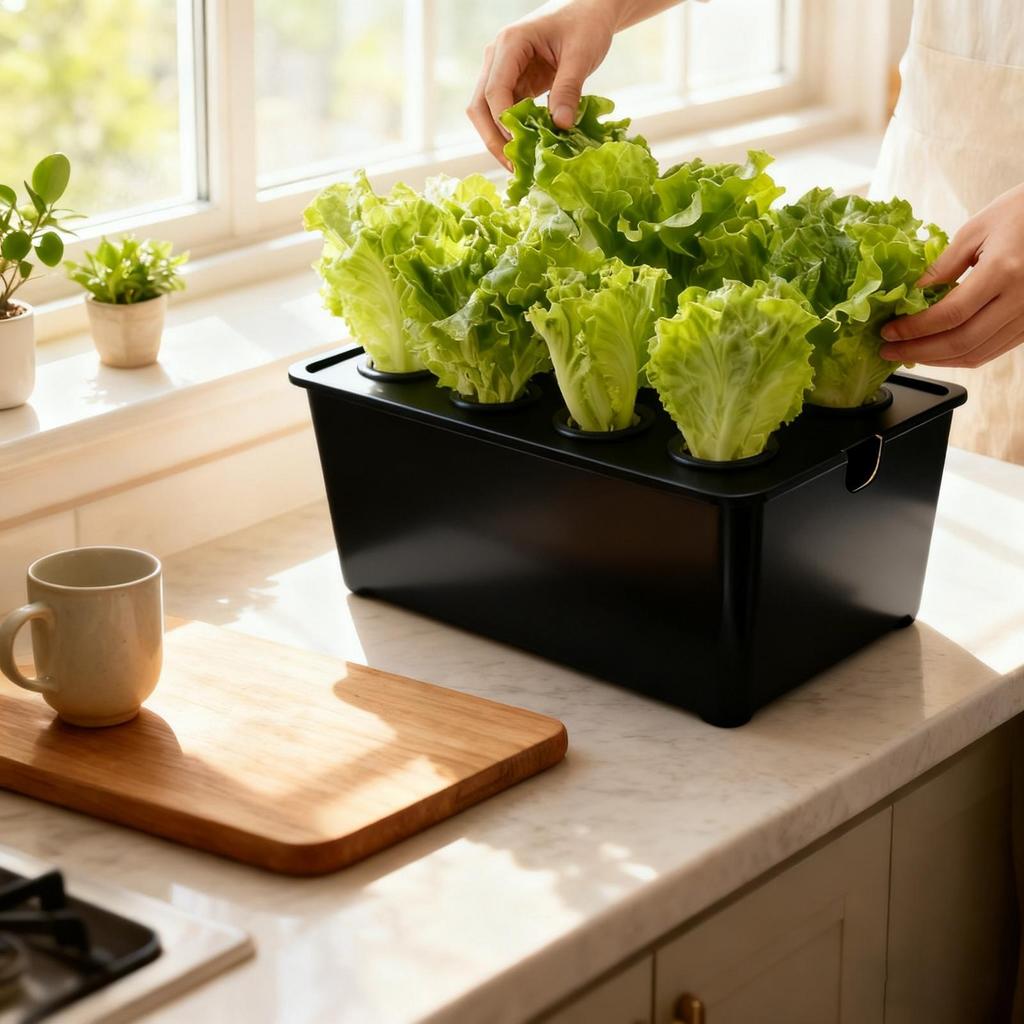 Hydroponic Planting System Beginners-Friendly Equipment Home Hydroponic Seedling System for Lettuce Flowers Balcony Parterre