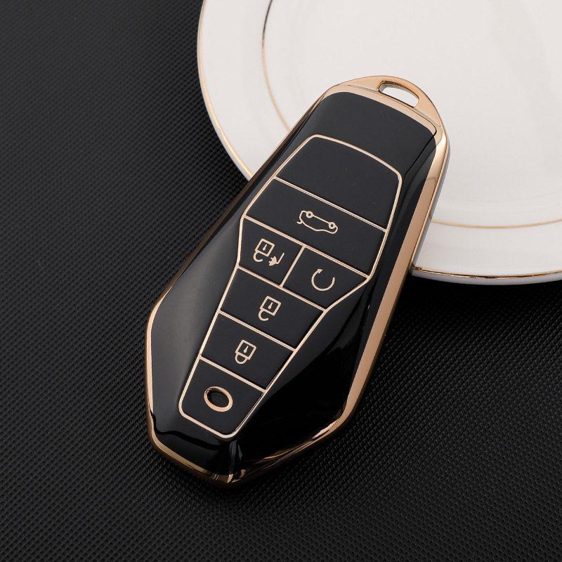GAC Aion V Z03 2021 Key Case - Fashionable Gold Edge Protective Shell for Women
