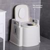 2 Colors Portable Toilet Seat Old Pregnant Woman Home Bath Indoor Potty Commode 23 x 22 x 20Inch