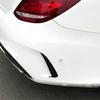 AA92-Rear Bumper Apron Spoiler Canard Air Vent Cover Trim For Mercedez Benz W205 C43 C63 AMG 4 Door 2015-