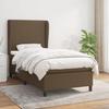 Exclusive House - Slatted Bed Base with Mattress Dark Brown 80x200 Cm