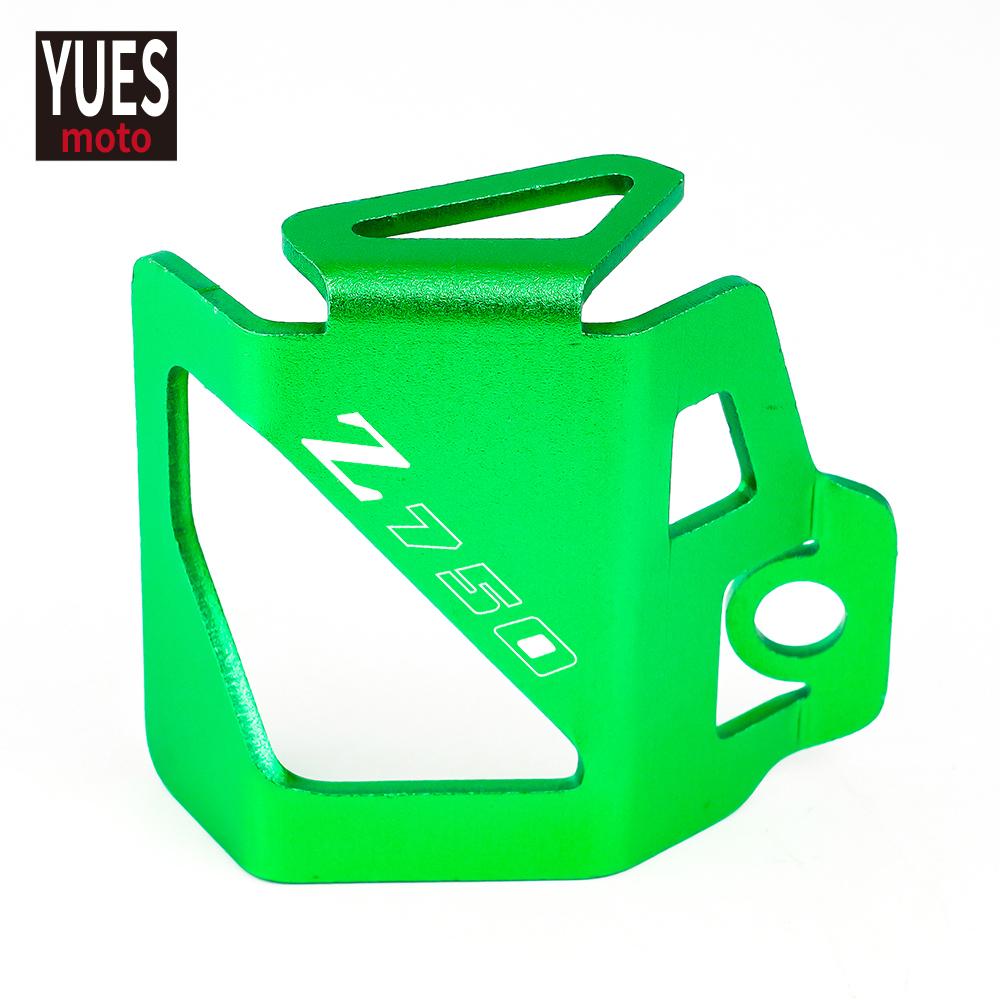 Motorcycle Accessories Rear Brake Fluid Reservoir Guard Cover Protector For KAWASAKI Z750 Z 750 2007 2008 2009 2010 2011