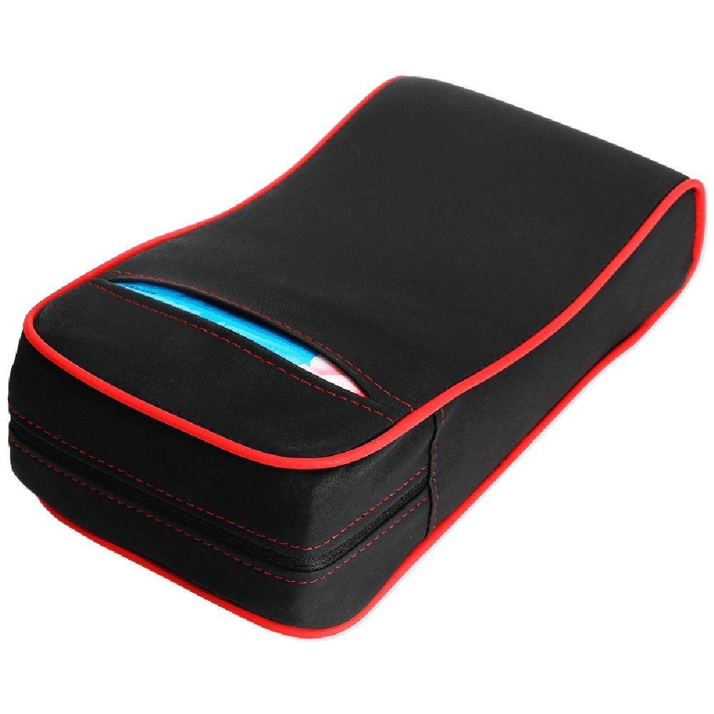 Coussin d'accoudoir de voiture 2 en 1, porte-mouchoirs en papier, boîte à serviettes, accoudoir central, coussin d'accoudoir en mousse à mémoire de forme