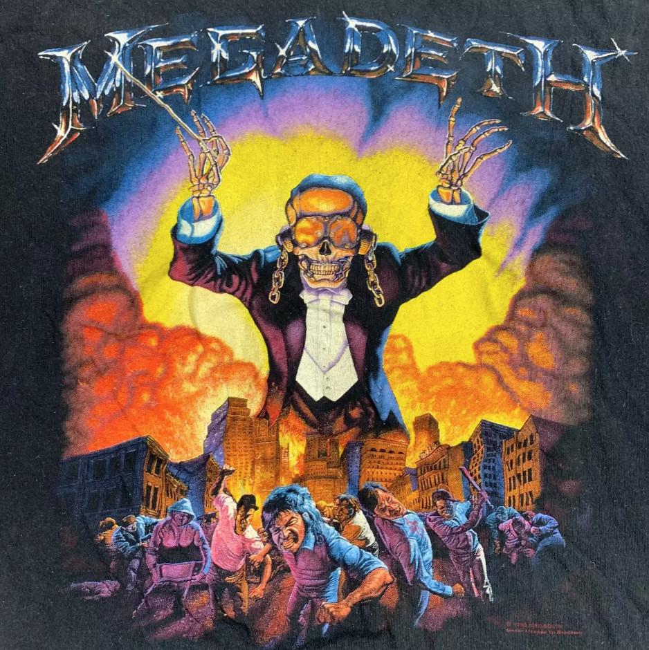 Megadeth Band Symphony Of Destruction T-Shirt Vollgröße Unisex T-Shirt