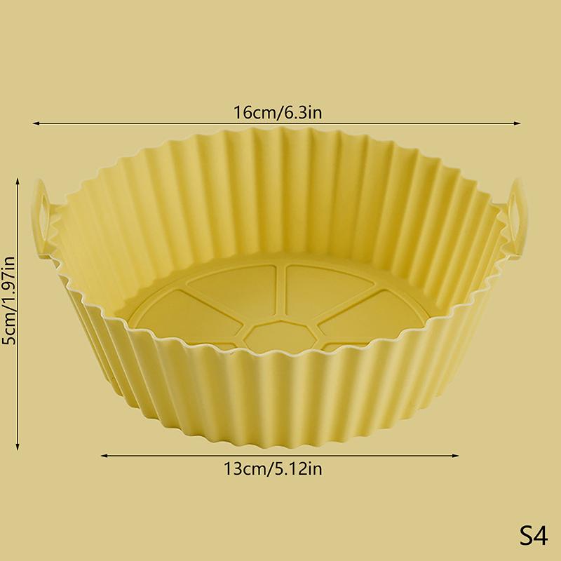 20/16CM Universal Silicone Air Fryer Mould Air Fryer Silicone Mat Baking Mat Silicone Baking Mat