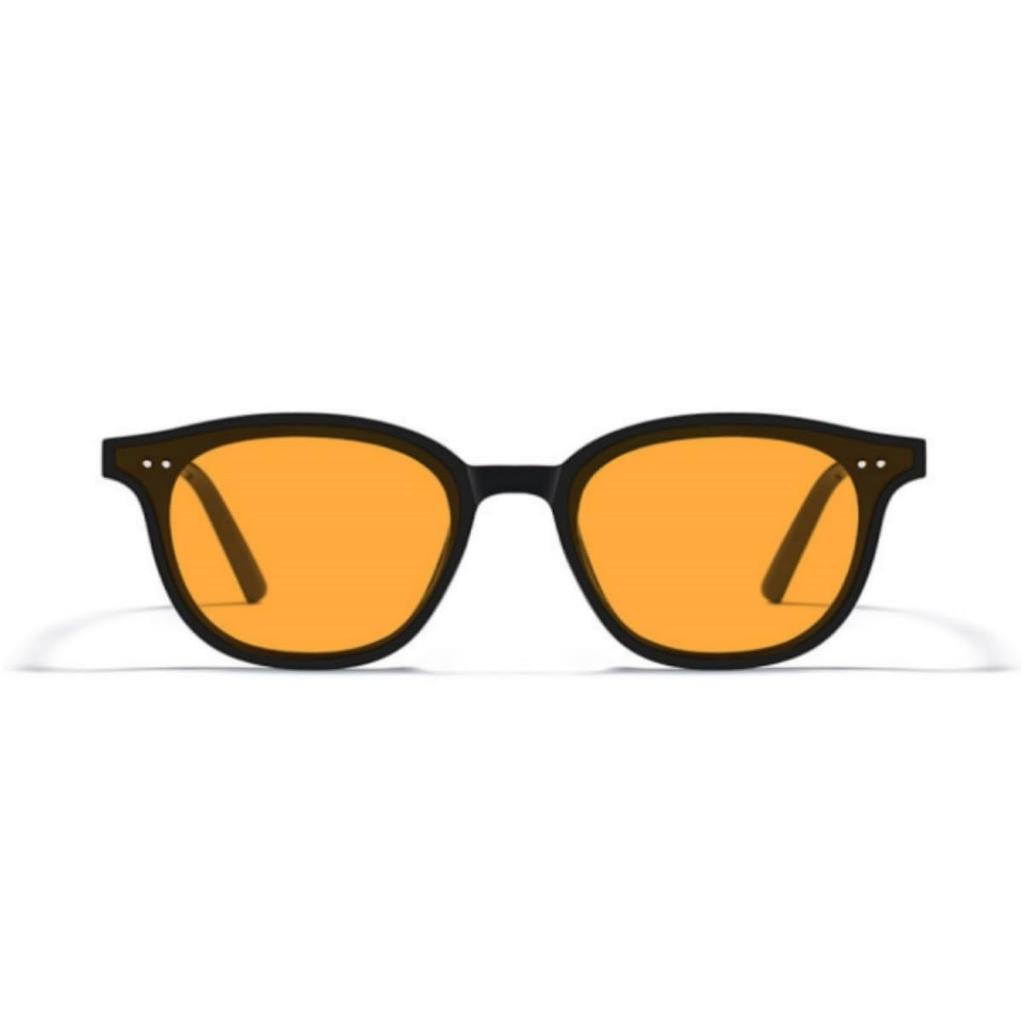 [FEISEDY] Men's Boston-style sunglasses, Korean style, sheer, UV-cut, round shape, popular sunglasses for women, fashion, golf, B1053