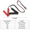Upgraded 100Amp Car Battery Power Wire Line Cable Power Emergency Line with Jump Starter Alligator Clamp Battery Inverter Cable