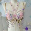 European Handmade Beaded Tassel Body Chain Vest for Women - Beach Party Strappy Chest Chain