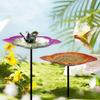 Bird Feeders For Outdoors Iron Weatherproof Garden Decor Metal Bird Feeder Water Bath For Yard Patio Pathway Lawn Landscape Wild