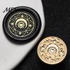 Brass Sealing Head Vintage European Magic Themed Wax Seal Stamp Head, Solid Exquisite Relief Engraved for Journal Envelope Wedding Invitation