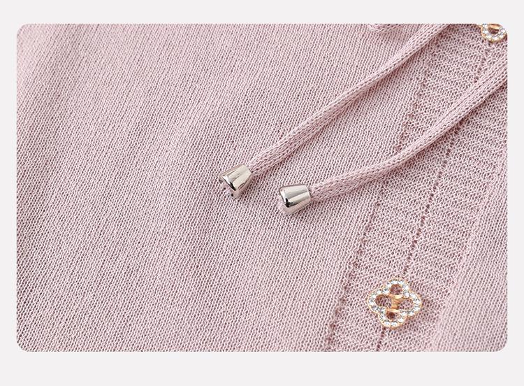 Summer Knit Ice Silk Top for Women (Middle-Aged & Elderly)