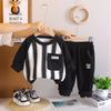 Kids Casual Long-Sleeve Set, Comfortable Daily Wear Outfits