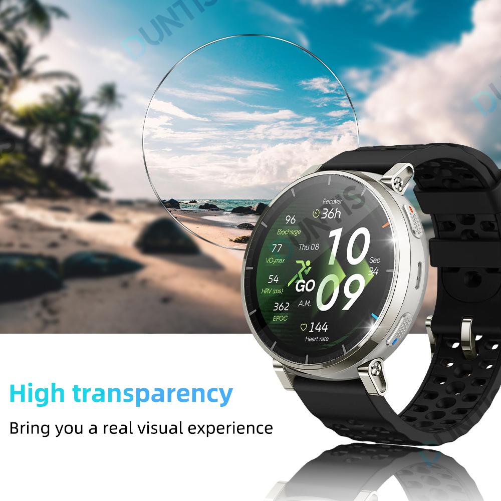 Protezione Schermo in Vetro Temperato per Amazfit Active 3 Pellicola Protettiva in Vetro Premium Protezione Schermo per Accessori Amazfit