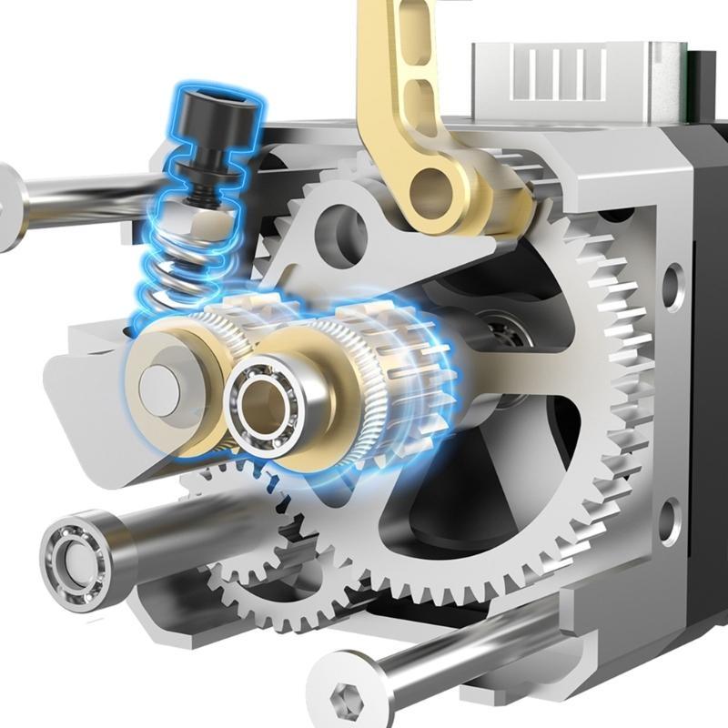 Double Gear Direct Drive Hotend For V2X 3D Printer Extruder, Metal Drive Easy Change Filaments Lightweighted